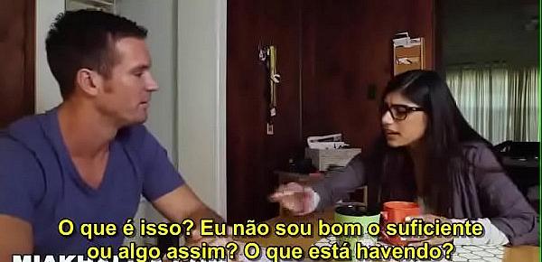  Dois negões arrombando minha bucetinha (Mia Khalifa)